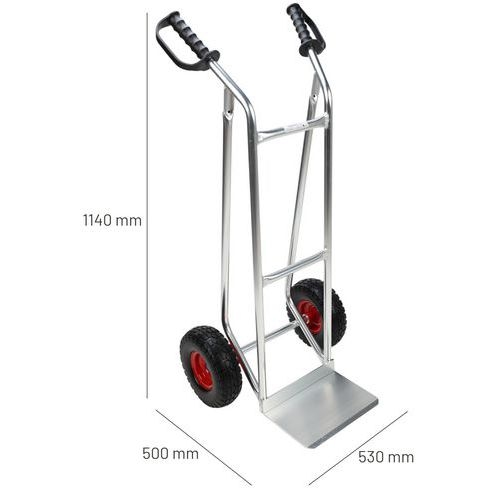 Diable alu - Roues increvables - Force 200 kg - Image 5