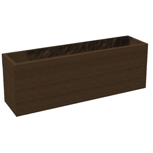 Jardinière Espace 160 x 40 x 55 cm marron - Image principale