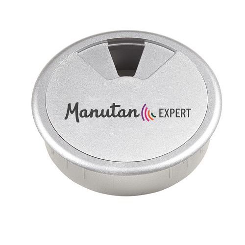 Obturateur passe-cable rond Ø 80 mm Aluminium - Manutan Expert - Image principale