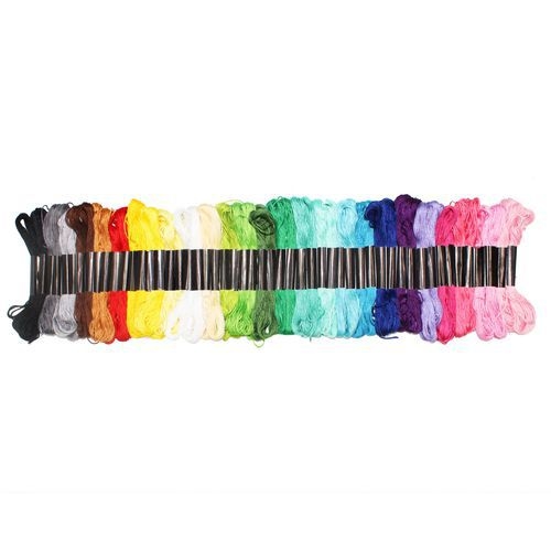 Pack de 52 fils à broder - 8 Ml - 26 coloris assortis - Image 2
