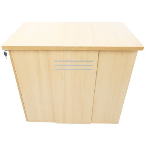 Caisson hauteur bureau Quatuor profondeur 70 cm Hêtre/alu Hêtre - Image 5