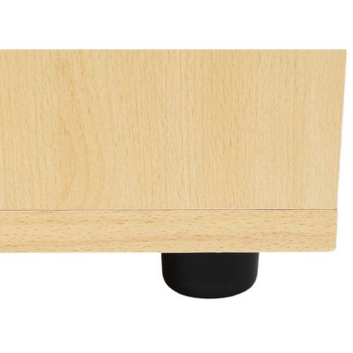 Caisson hauteur bureau Quatuor profondeur 70 cm Hêtre/alu Hêtre - Image 3