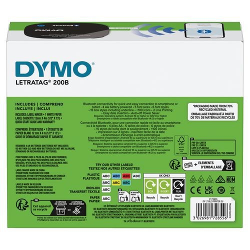 Etiqueteuse Letratag LT 200B bluetooth - DYMO® - Image 2