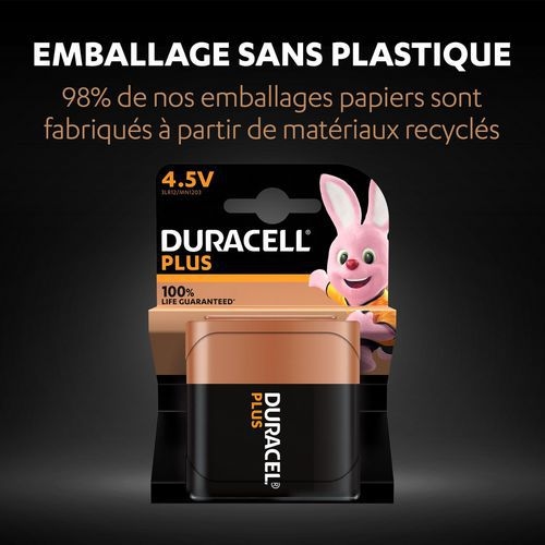 Duracell Plus 100% 4,5V - 1 unité - Image 5
