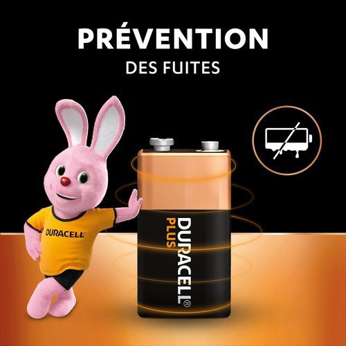 Lot de 2 Duracell Plus 100% 9V - 2 unités - Image 5