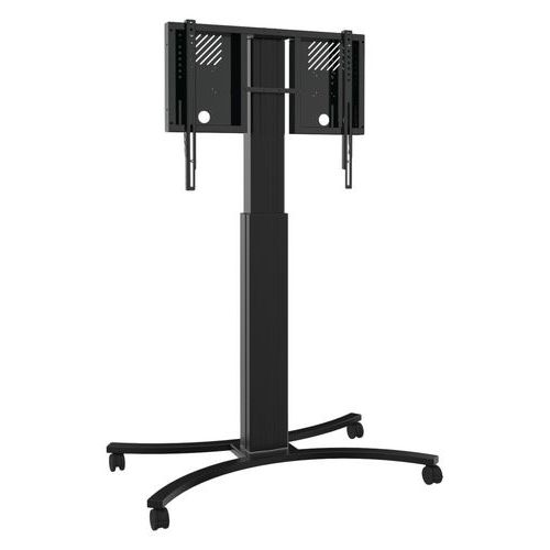 Support mobile motorisé réglable pour écran de 42" à 100" pied en C - Conen - Image 2