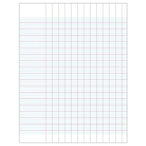 Cahier 17x22 cm super 90g 32 pages seyes 10x10 interligne 2,5 mm - Image 3