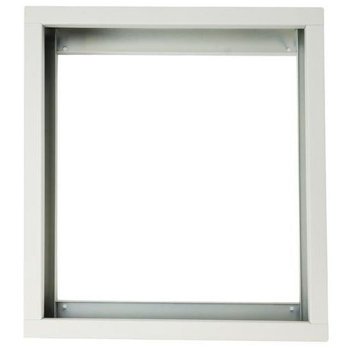 Socle pour case vestiaire largeur 400 mm blanc RAL 1015 - Image 5