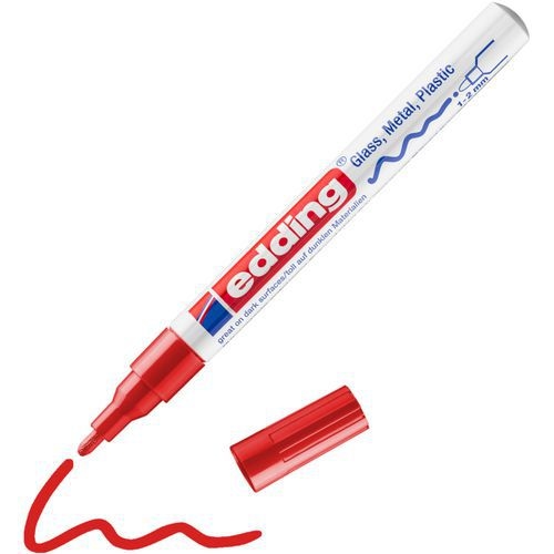 Lot de 10 Marqueur peinture Col.:Rouge Mdl:Edding 751 - Image principale