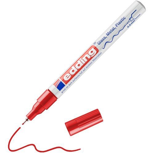 Lot de 10 Marqueur peinture Col.:Rouge Mdl:Edding 780 - Image principale