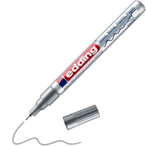 Lot de 10 Marqueur peinture Col.:Argent Mdl:Edding 780 - Image principale
