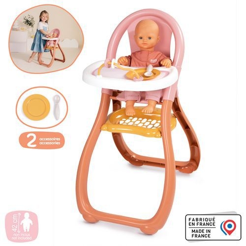 Chaise haute plastique pour poupon - Image 2
