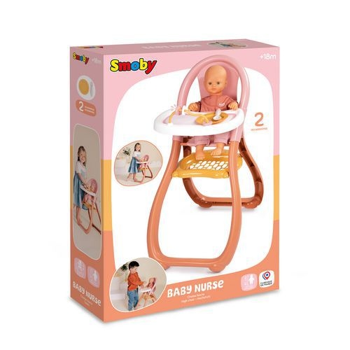 Chaise haute plastique pour poupon - Image 3