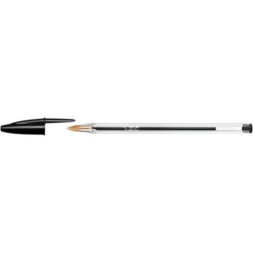 Stylo bille Bic Cristal pointe moyenne - noir - Image principale