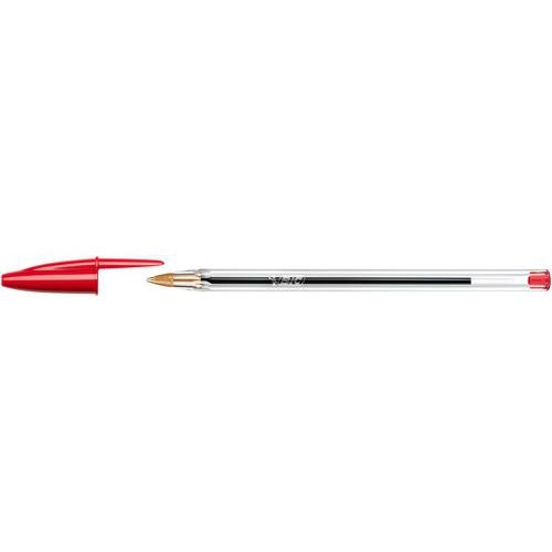 Stylo bille Bic Cristal pointe moyenne - rouge - Image principale