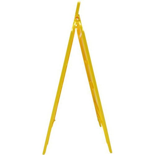 Chevalet de signalisation h600mm x275mm hachure j/n - Image 2