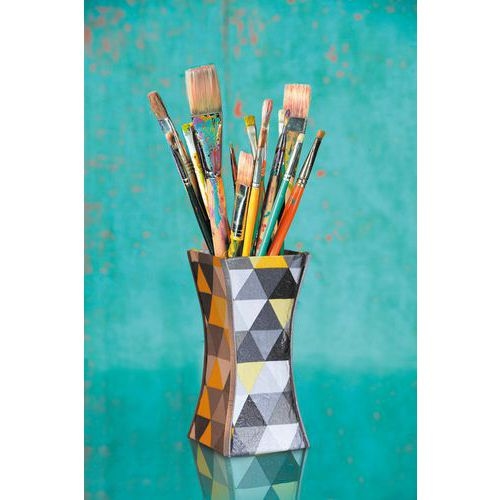 Vase en carton base carrée 123x56x56 mm - Image 2