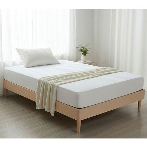 Lot 10 draps housse polycoton 60 x 120 cm Blanc - Image 4
