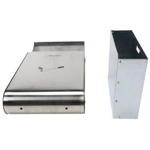 Cendrier mural design Manutan - 3L - Inox 304 - Image 6