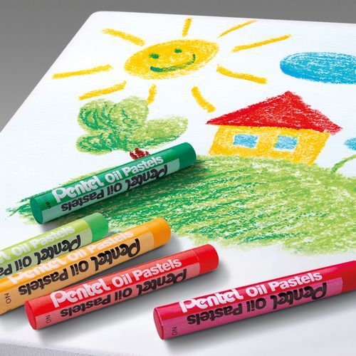 Boîte 12 pastels huile Pentel diam: 8 mm - Image 3