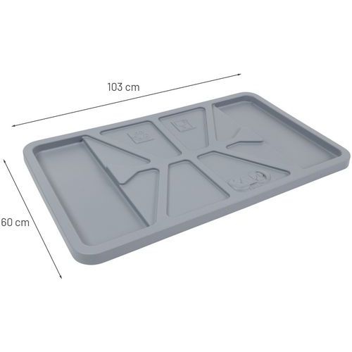 Couvercle pour caisse-palette 280 à 550 L - Manutan Expert - Image 5