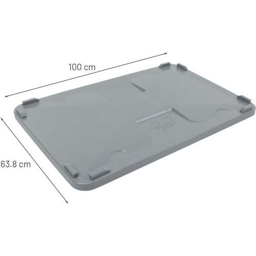 Couvercle pour caisse-palette 280 à 550 L - Manutan Expert - Image 7