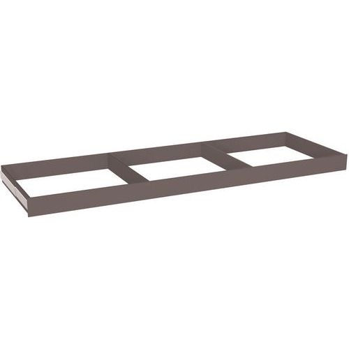 Chassis télescopique pour armoire L120 cm gris anthracite - Image principale