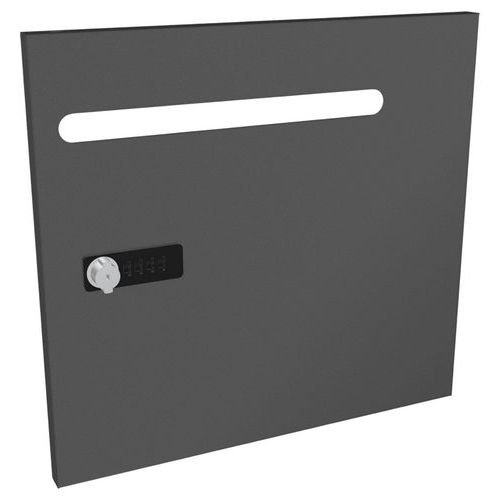 Porte en métal avec serrure à code avec fente courrier Camille - Eol - Image principale