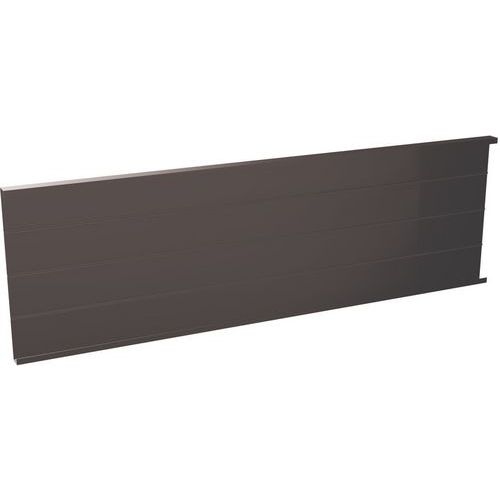 Voile de fond métallique optionnel L90cm gris noir - Image principale