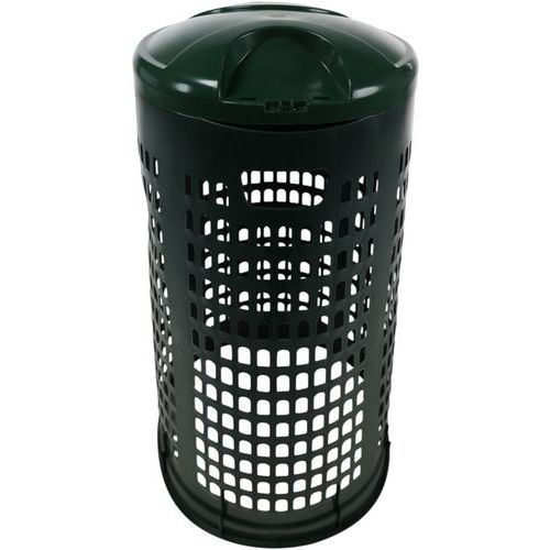 Support sac-poubelle 110 L avec couvercle - Manutan - Image 3
