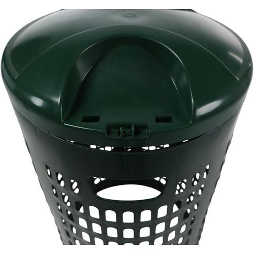 Support sac-poubelle 110 L avec couvercle - Manutan - Image 7