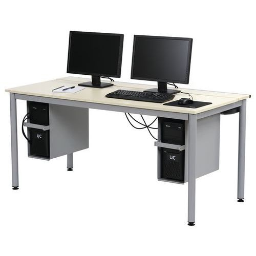 Support UC pour table Figura avec fermeture porte-cadenas - Manutan Expert - Image 2