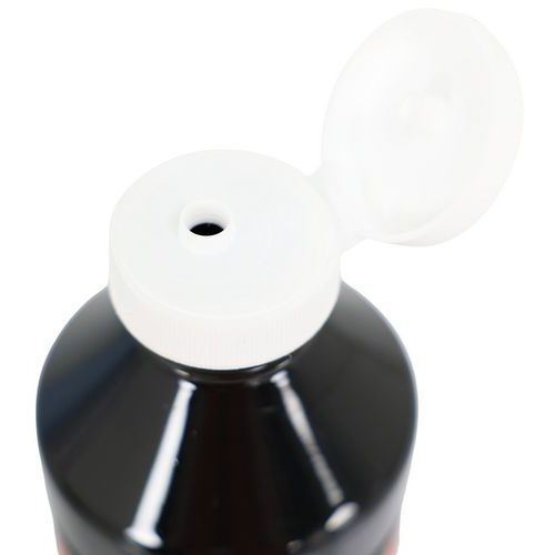 Flacon gouache liquide 500 ml pichon avec bec verseur - noir - Image 5