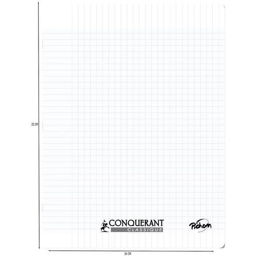 Cahier polypropylène 90g 96 pages seyes 24x32 cm - incolore - Image 4