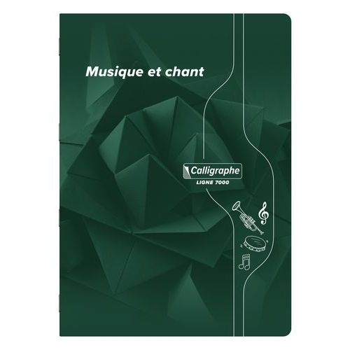 Cahier musique A4 24 pages musique - 24 pages seyes - Image principale