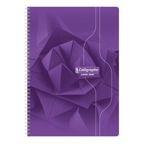 Cahier reliure hélicoïdale A4 100 pages seyes 70g - Image 6