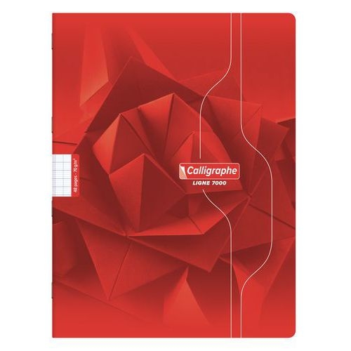 Cahier étudiant piqûre 24x32 cm 48 pages seyes 70g - Image 3