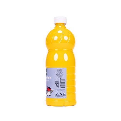 Flacon 1 litre gouache redimix lefranc bourgeois - jaune d'or - Image 3
