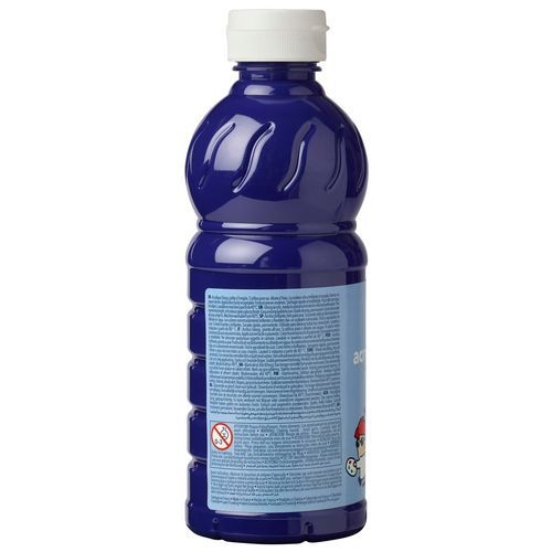 Flacon 500 ml, couleurs acryliques glossy lefranc & bourgeois - bleu outremer - Image 3