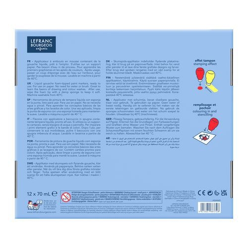 Assortiment de 12 flacons 70 ml couleurs assorties spoty - Image 2