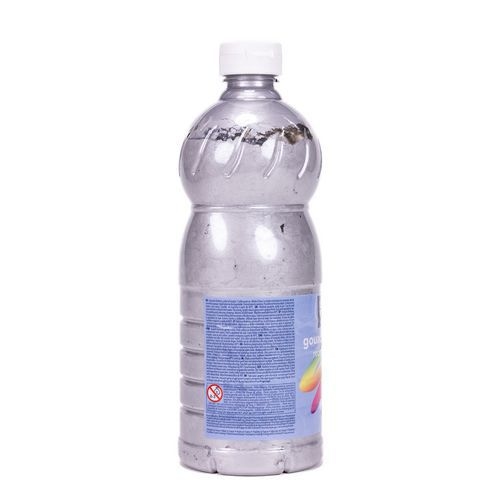 Flacon 1 litre de gouache liquide redimix lefranc bourgeois - argent - Image 2