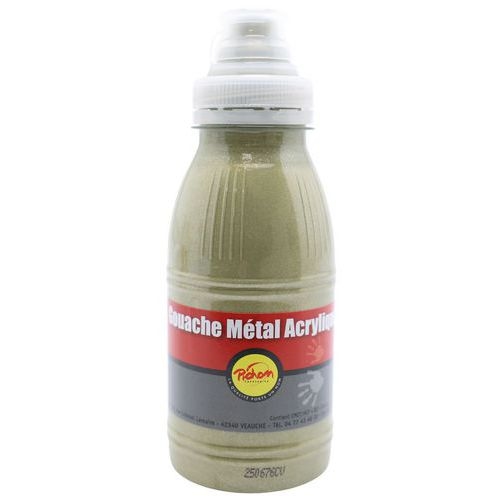 Flacon 250 ml gouache métal acrylique - Pichon - Image 6