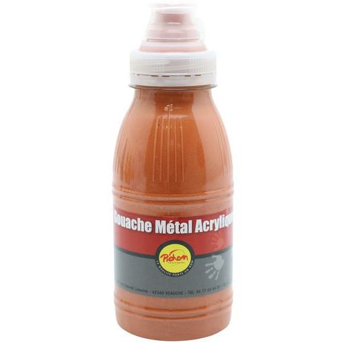 Flacon 250 ml gouache métal acrylique - Pichon - Image 7