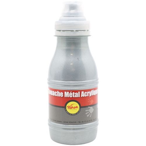 Flacon 250 ml gouache métal acrylique - Pichon - Image 5