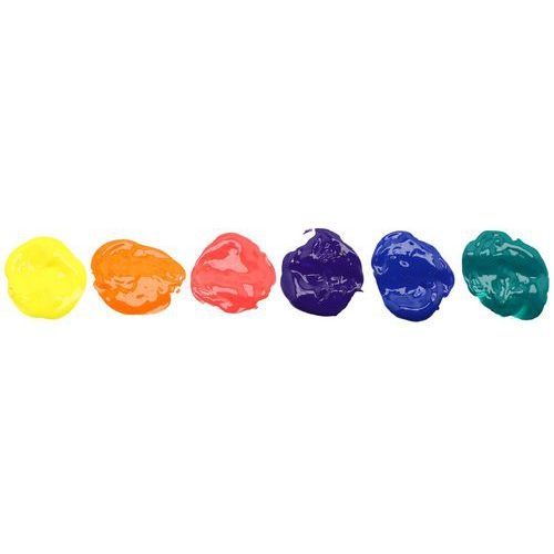 Assortiment de 6 flacons 250 ml de gouache plastifiante vinylique pichon - Image 5