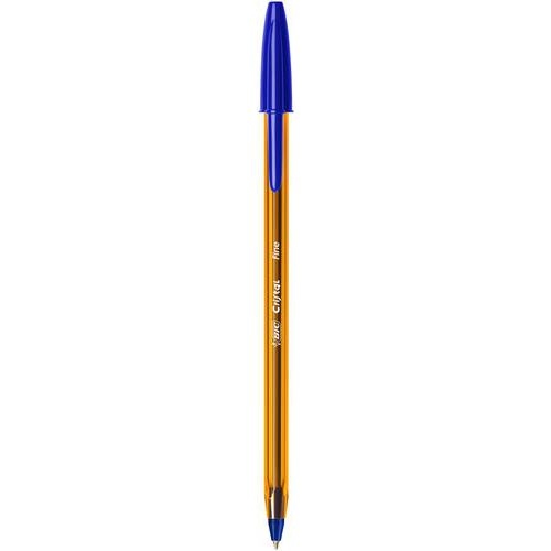 Stylo bille pointe fine Bic (Pack collectivité de 100) bleu - Image 4