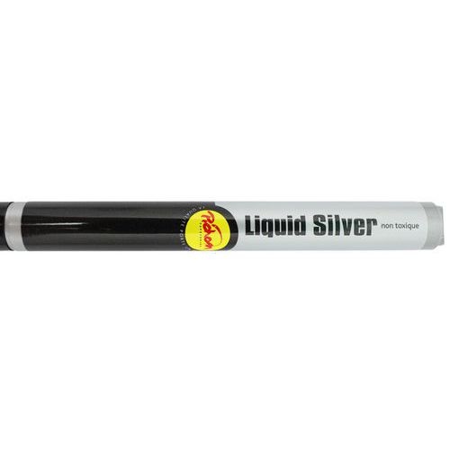 Marqueur à valve pointe 1 mm pichon - argent - Image 2