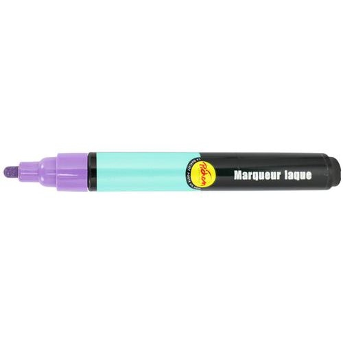 Marqueur peinture, laque brillante pichon, 6 ml - lilas - Image 2
