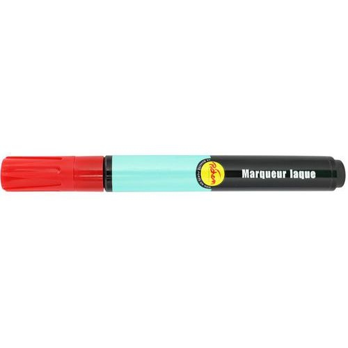 Marqueur peinture, laque brillante pichon, 6 ml - vermillon - Image principale