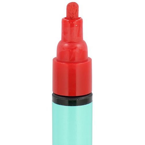 Marqueur peinture, laque brillante pichon, 6 ml - vermillon - Image 3